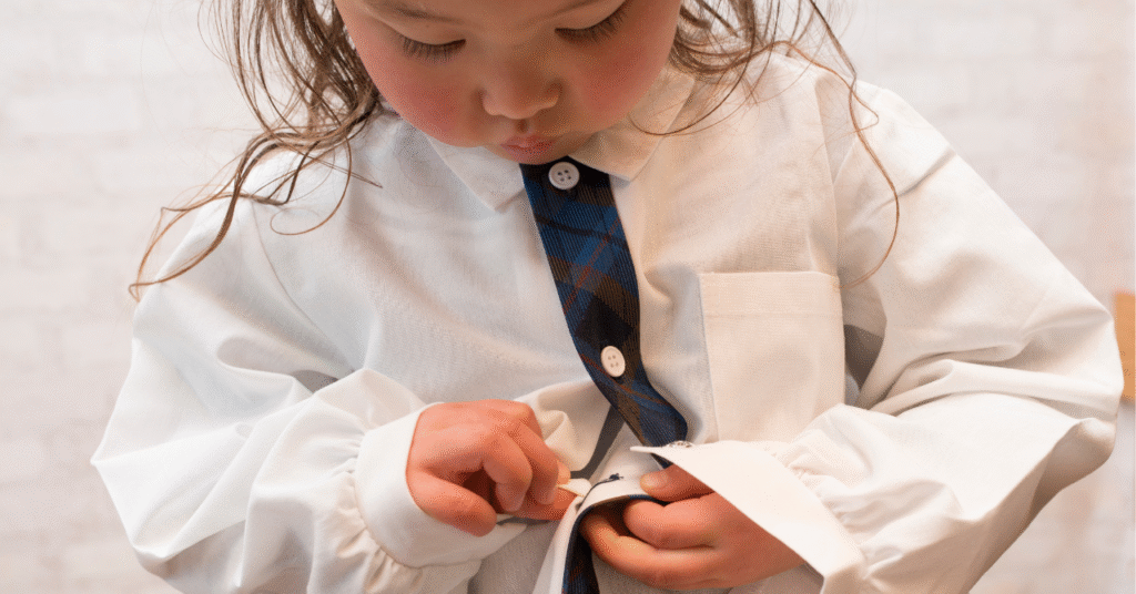 身支度で大切にしたい!「できた!」の成功体験