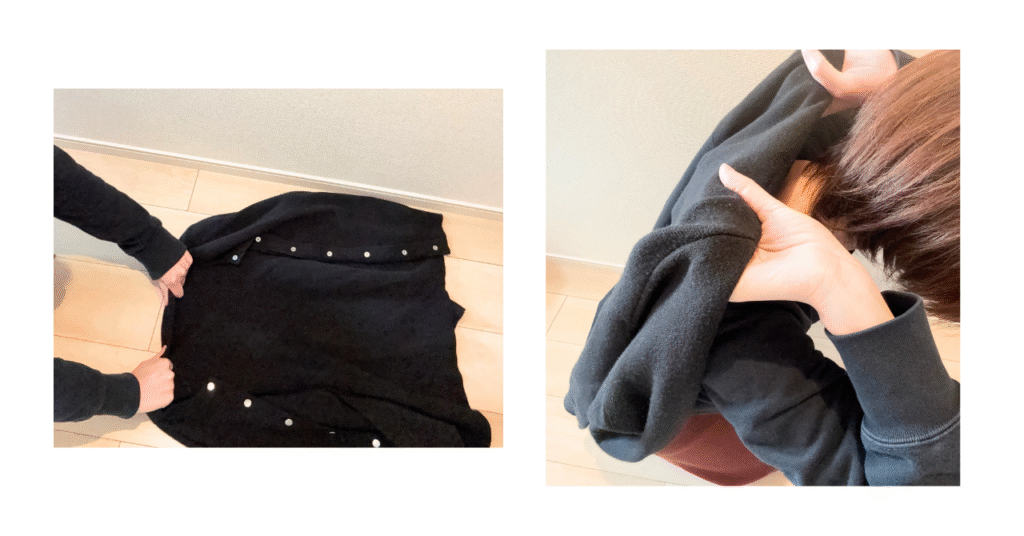 上着の着脱にも挑戦してみよう