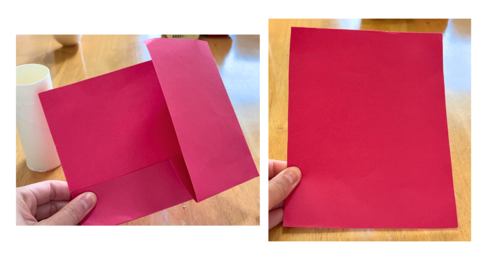 画用紙のサイズは、芯より「大きめ」に用意する