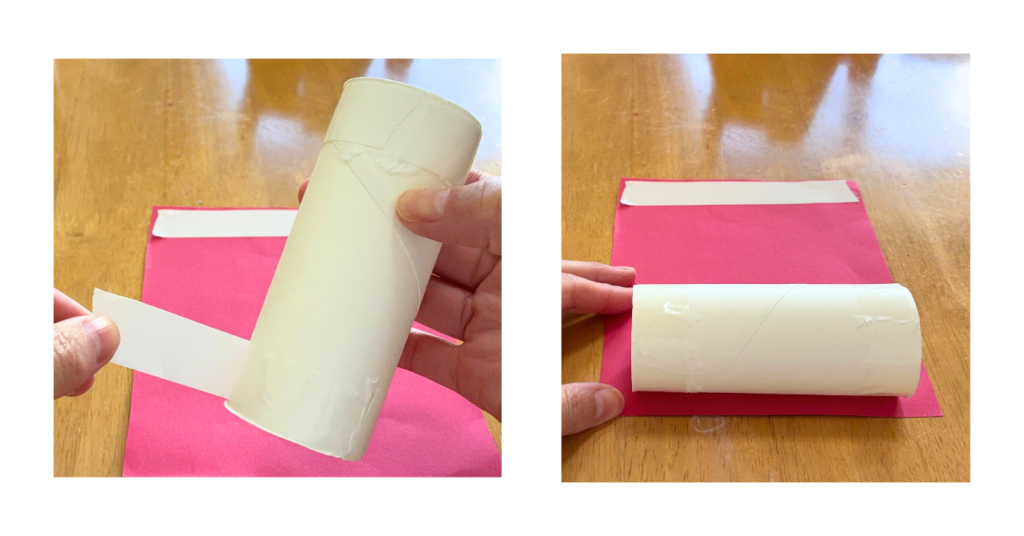 画用紙のサイズは、芯より「大きめ」に用意する