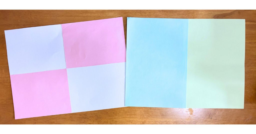 色が混ざり合う楽しさ！「つなぎ合わせ画」